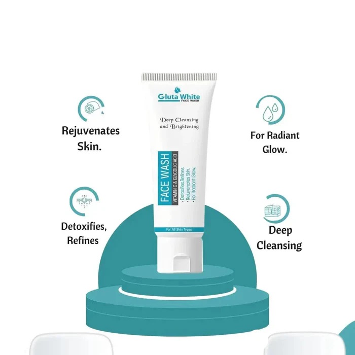 Gluta White Vitamin C & Glycolic Acid Face Wash