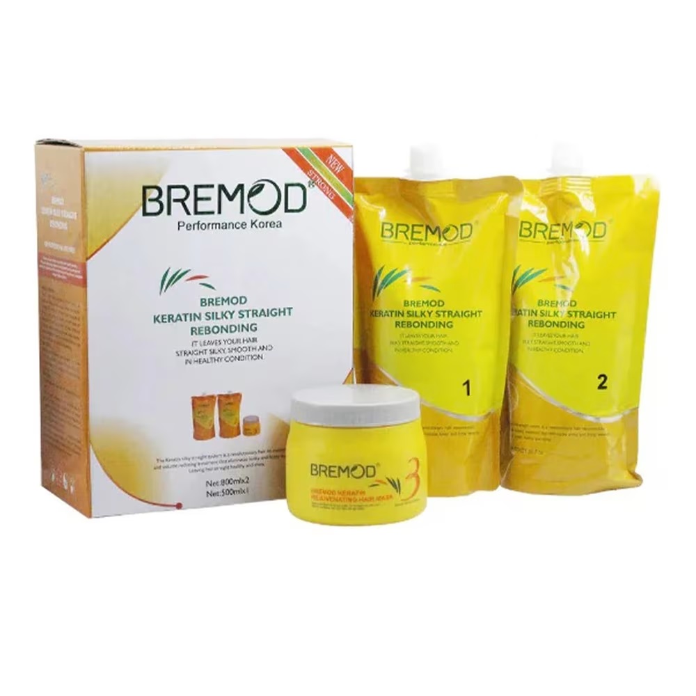 Bremod Keratin Silky Straight Rebonding – 800ml