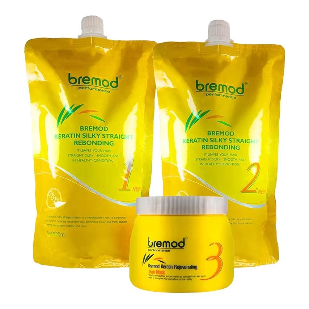 Bremod Keratin Silky Straight Rebonding – 800ml