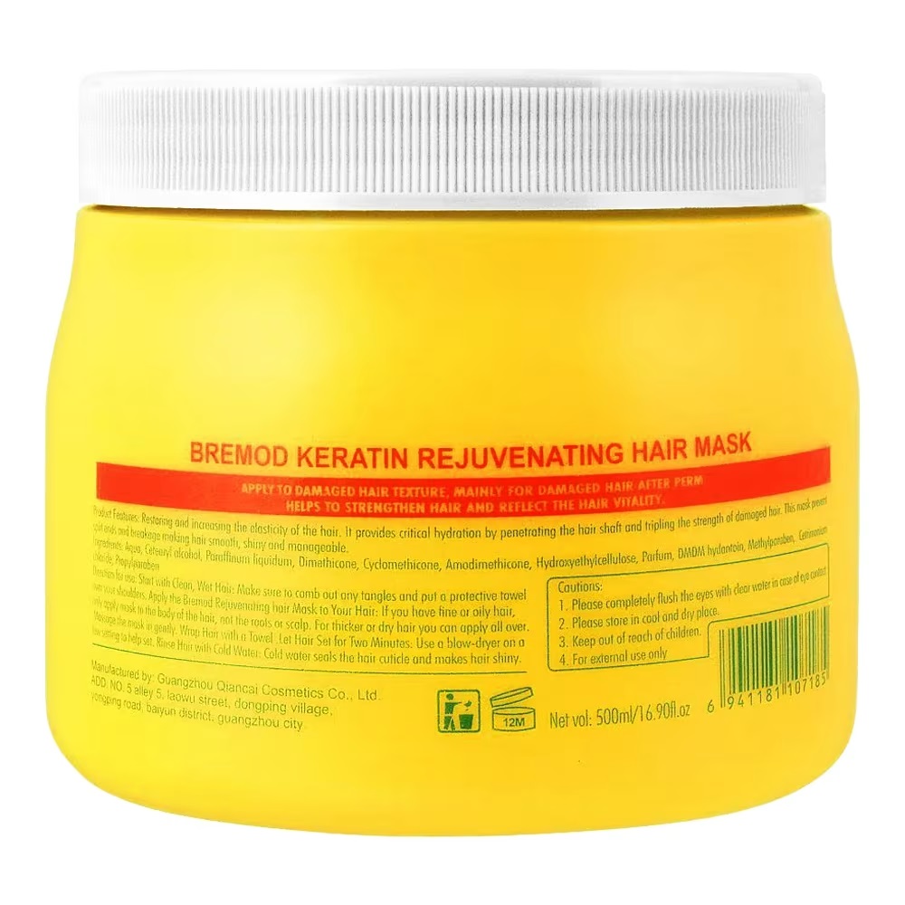 Bremod Keratin Rejuvenating Hair Mask – 500ml