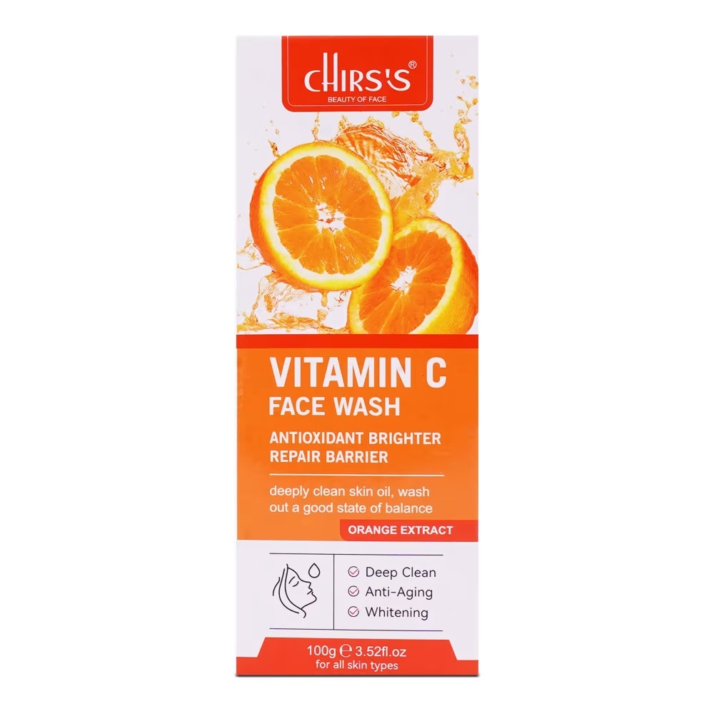 Chirs’s Vitamin C Face Wash Antioxidant Brighter Repair Barrier 100g