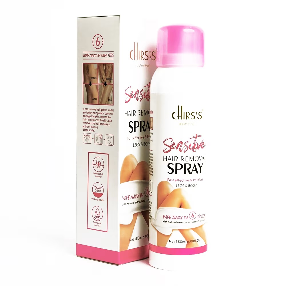 Chirs’s Sensitive Hair Removal Spray – Fast, Effective & Painless (180ml)