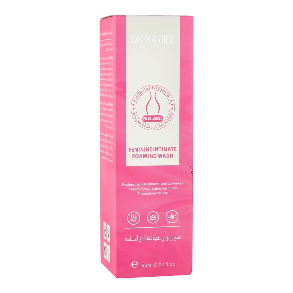 Dr. Rashel PH-Balanced Feminine Intimate Foaming Wash – 60ml