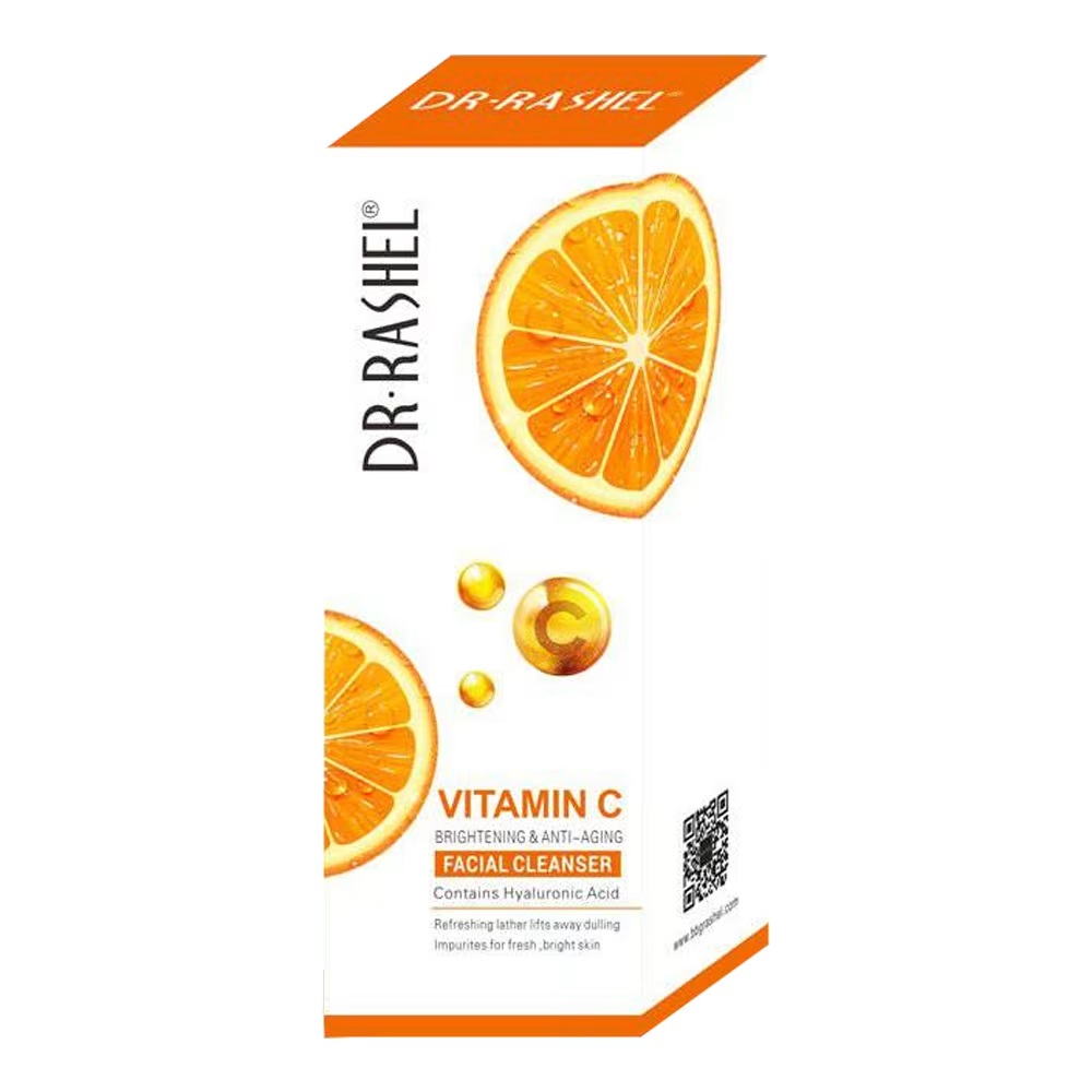 Dr. Rashel Vitamin C Brightening Facial Cleanser with Hyaluronic Acid – 80ml